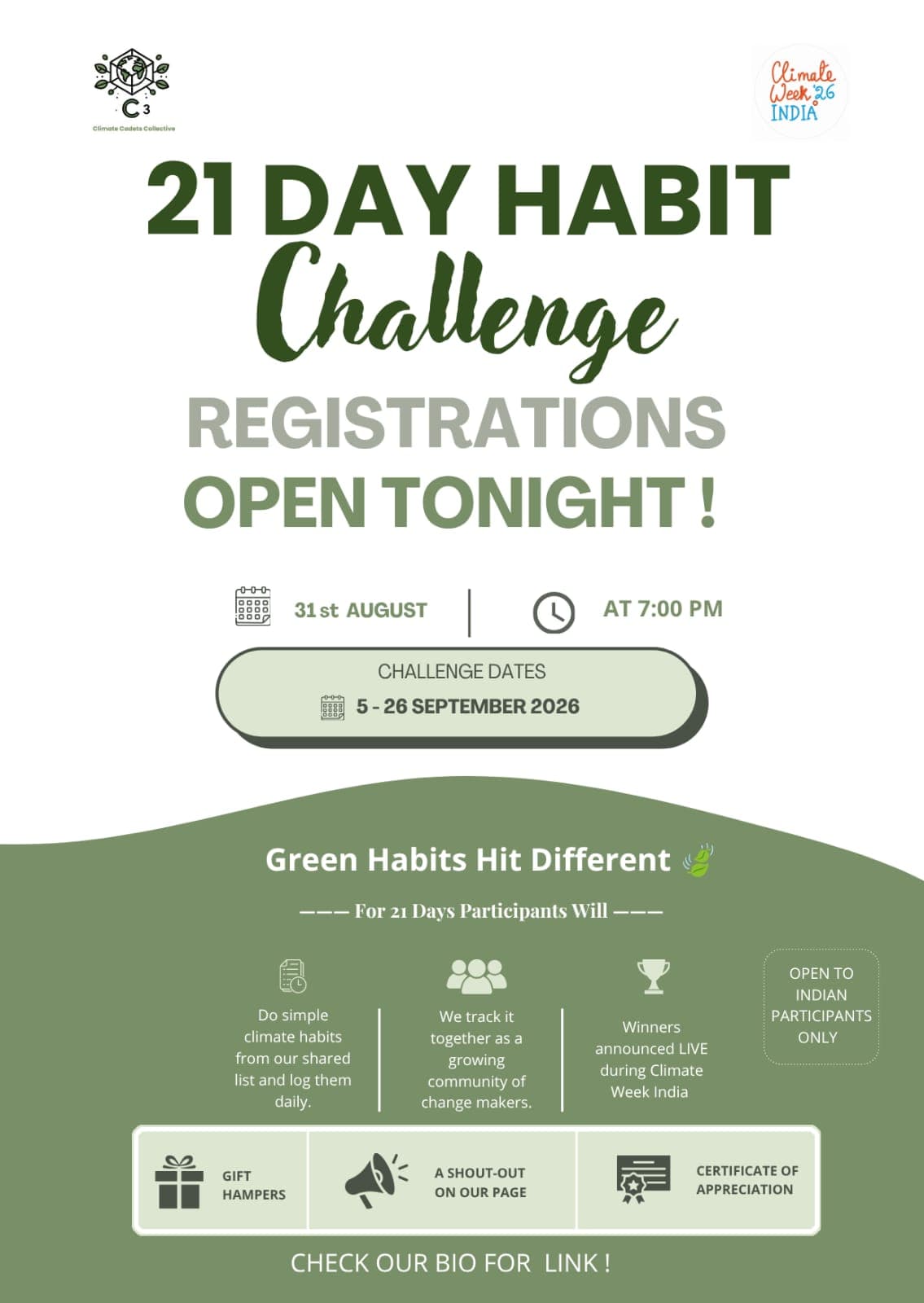 21 Day Habit Challenge